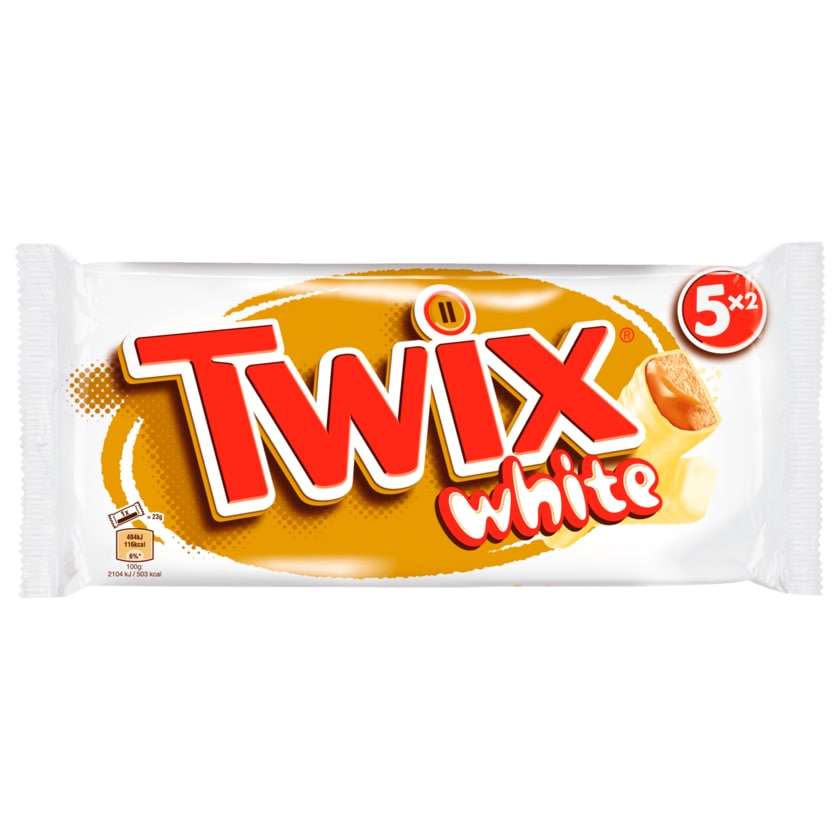 Twix White 46g, 2 Stück